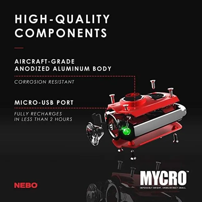 MYCRO LED, 6 MODES OF LIGHT